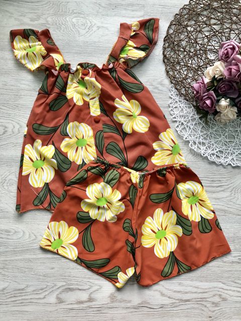 [Rẻ vô địch] Set bộ đùi áo cánh tiên họa tiết hoa (toàn bộ là hình thật) | BigBuy360 - bigbuy360.vn