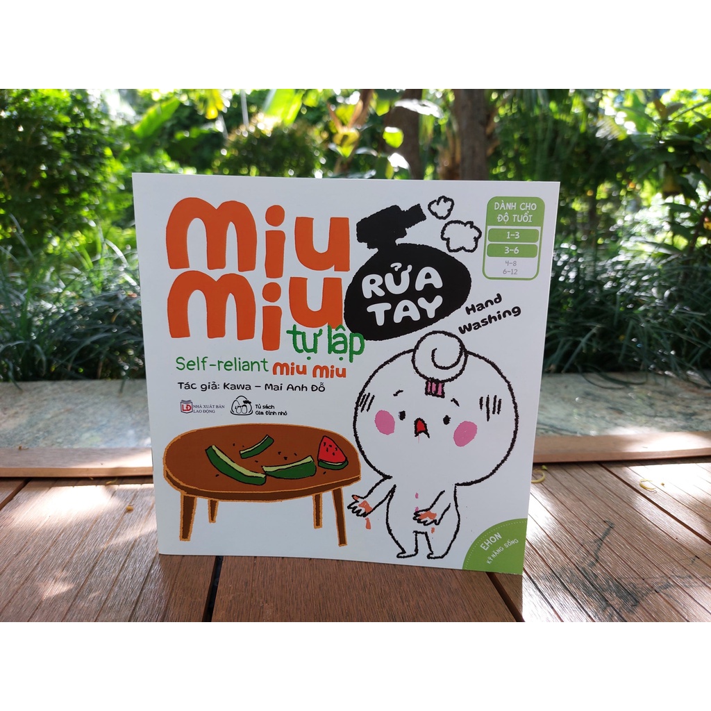 Sách Ehon Miu Miu Tự Lập Phần 2 Song Ngữ Anh Việt - Muki