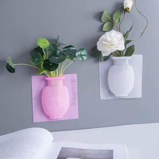 Bình Hoa Silicon Dán Tường,Dán Kính Decor Trang Trí