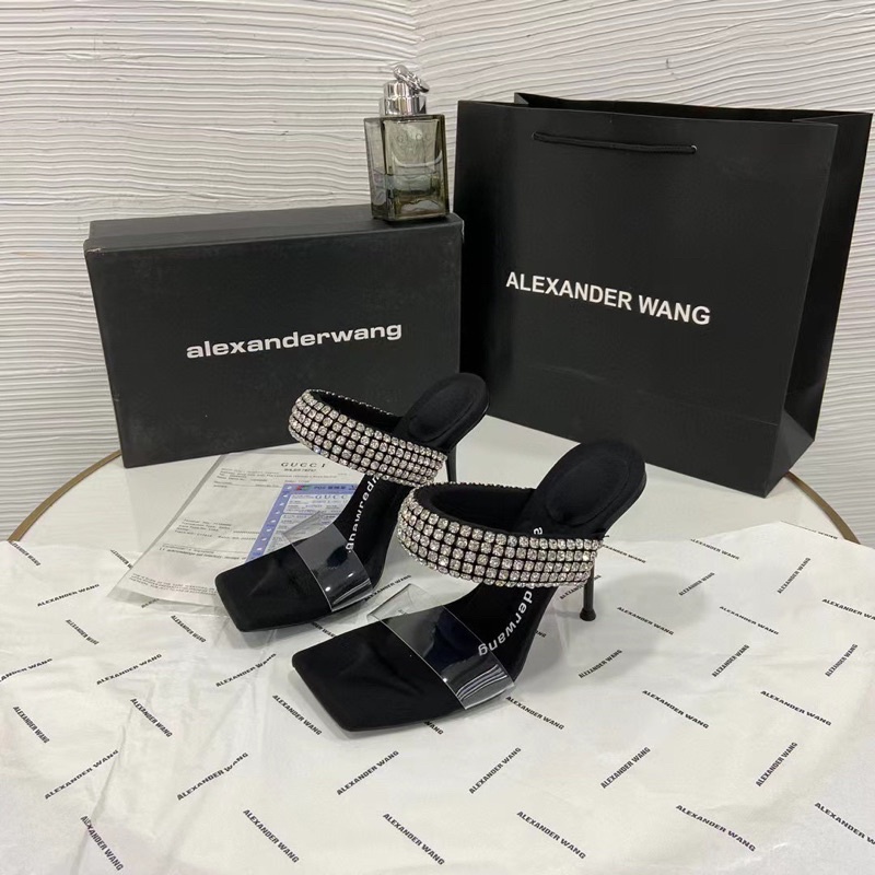 [ADP LUXURY] Cao Gót Mika Quai Đá Alexander Wang Full Size 34-39