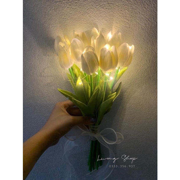 Đèn led trang trí dài 2m giá siêu rẻ - đèn trang trí hoa sáp - làm đồ handmade