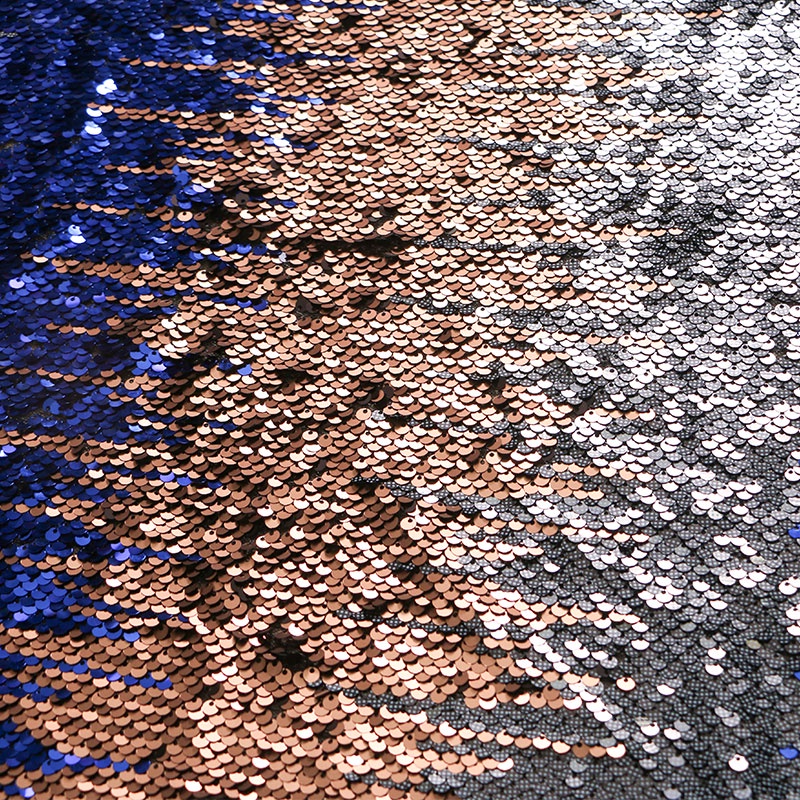 Tấm vải treo tường trang trí họa tiết vảy cá hai màu đính kim sa