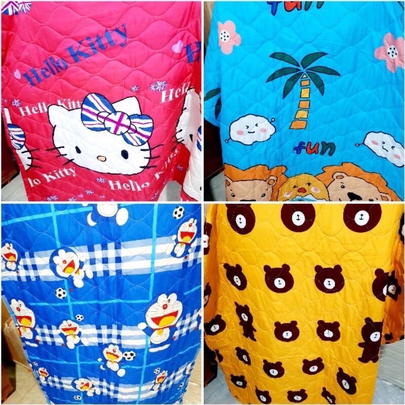 chăn cotton poly họa tiết cute