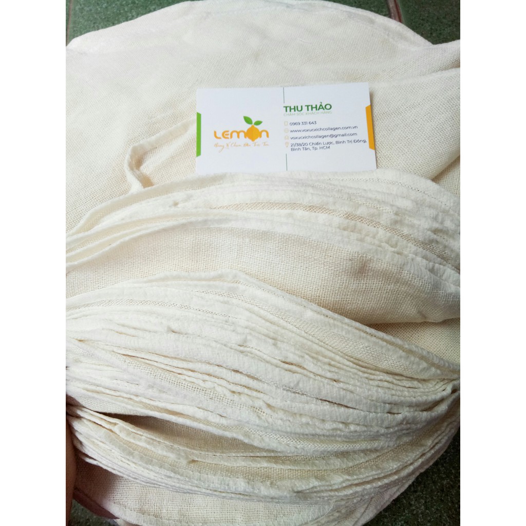 Khăn vải hấp bánh bao, màn thầu, sủi cảo cotton 100% (Lót và phủ bánh)