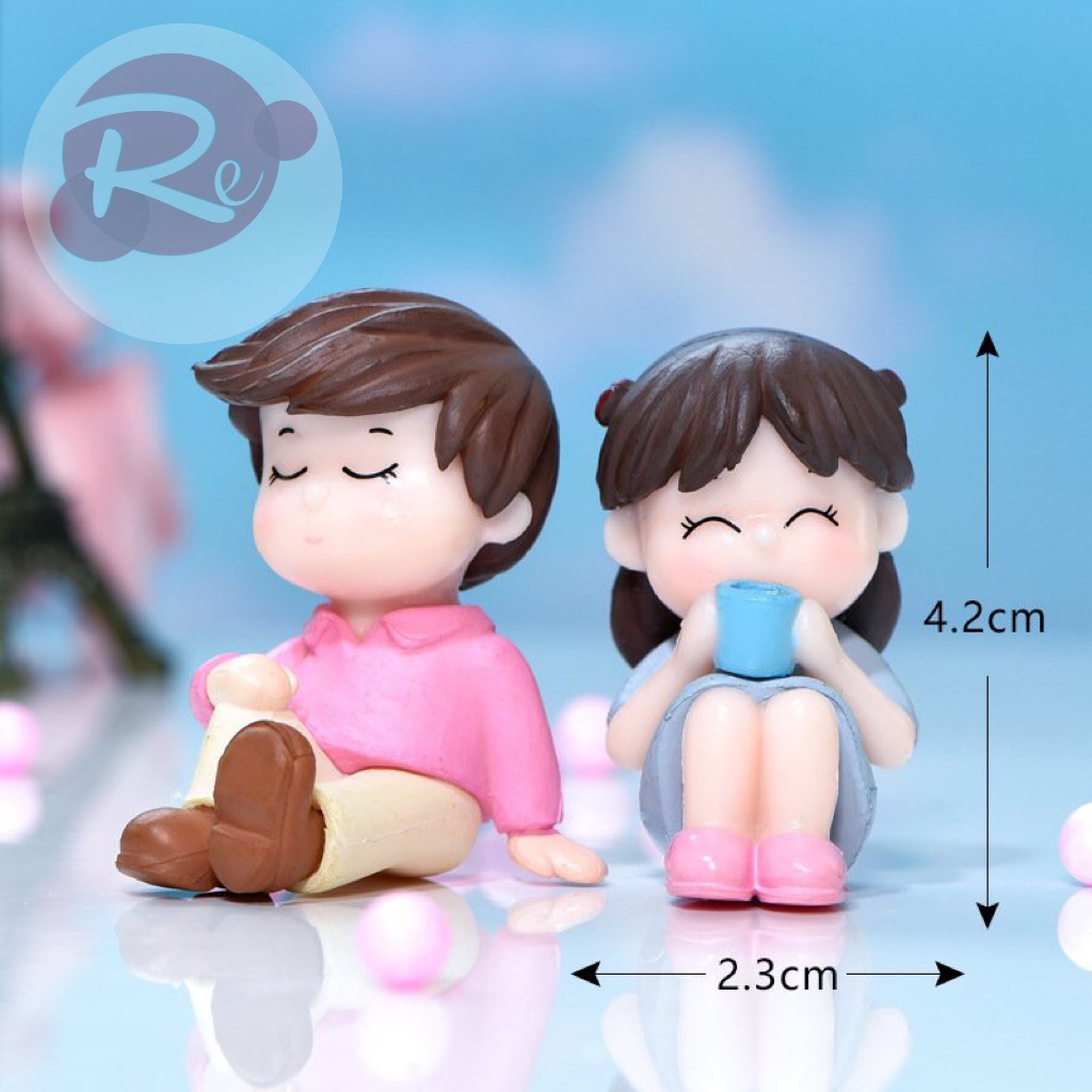 [SIÊU RẺ❤️] – Tượng Cặp đôi hôn nhau - Trang trí bánh sinh nhật bánh kem