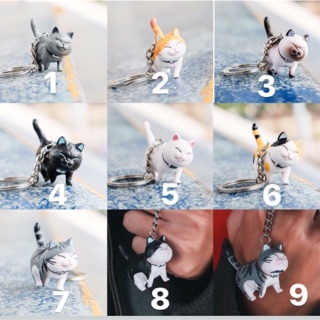 Mèo đi bộ xinh (móc khoá)