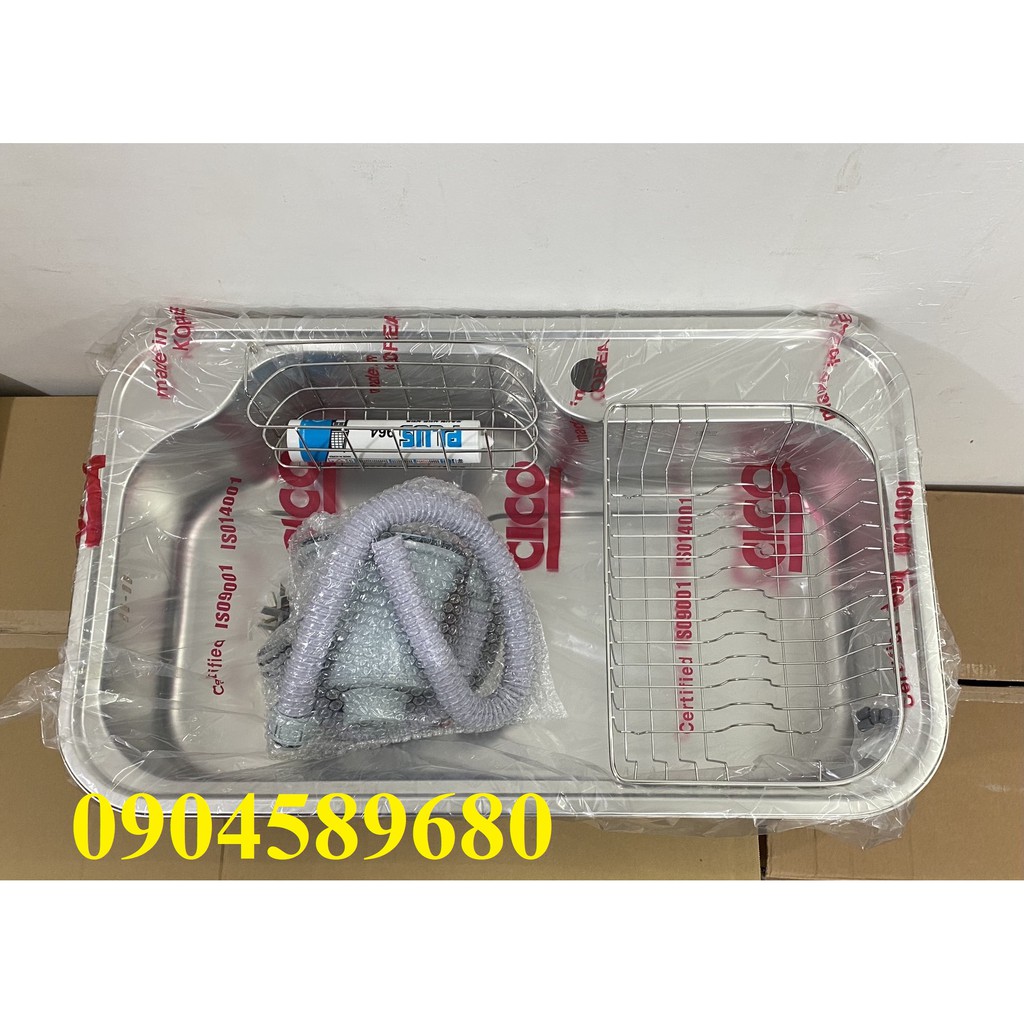 Chậu rửa chén 1 hố Hàn Quốc CICO DJUS 840