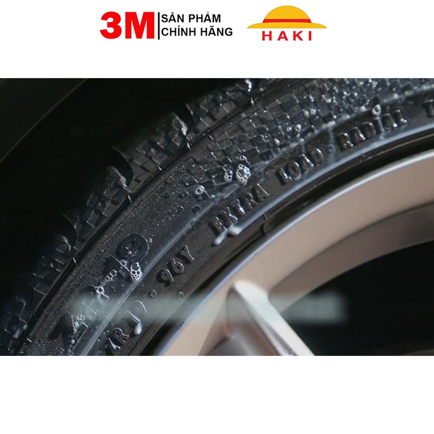 Can làm bóng lốp xe ô tô 3M chính hãng PN39042 3.8l, dung dịch bóng lốp, quét vỏ dưỡng cao su can lớn tiết kiệm