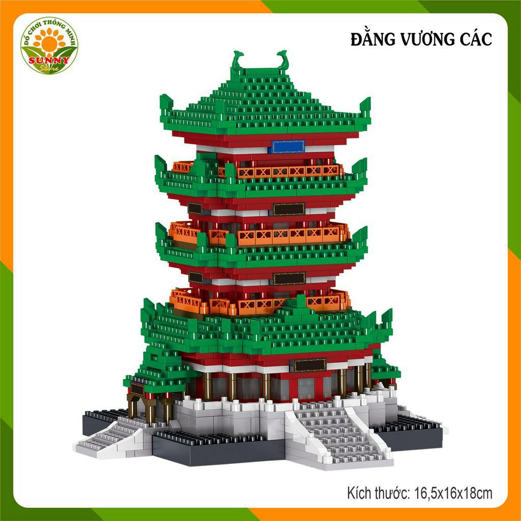 Mô hình lắp ghép 3D Công trình kiến trúc 4 mô hình  Tháp nổi tiếng - Trung Quốc - 5200+pcs - Sunny