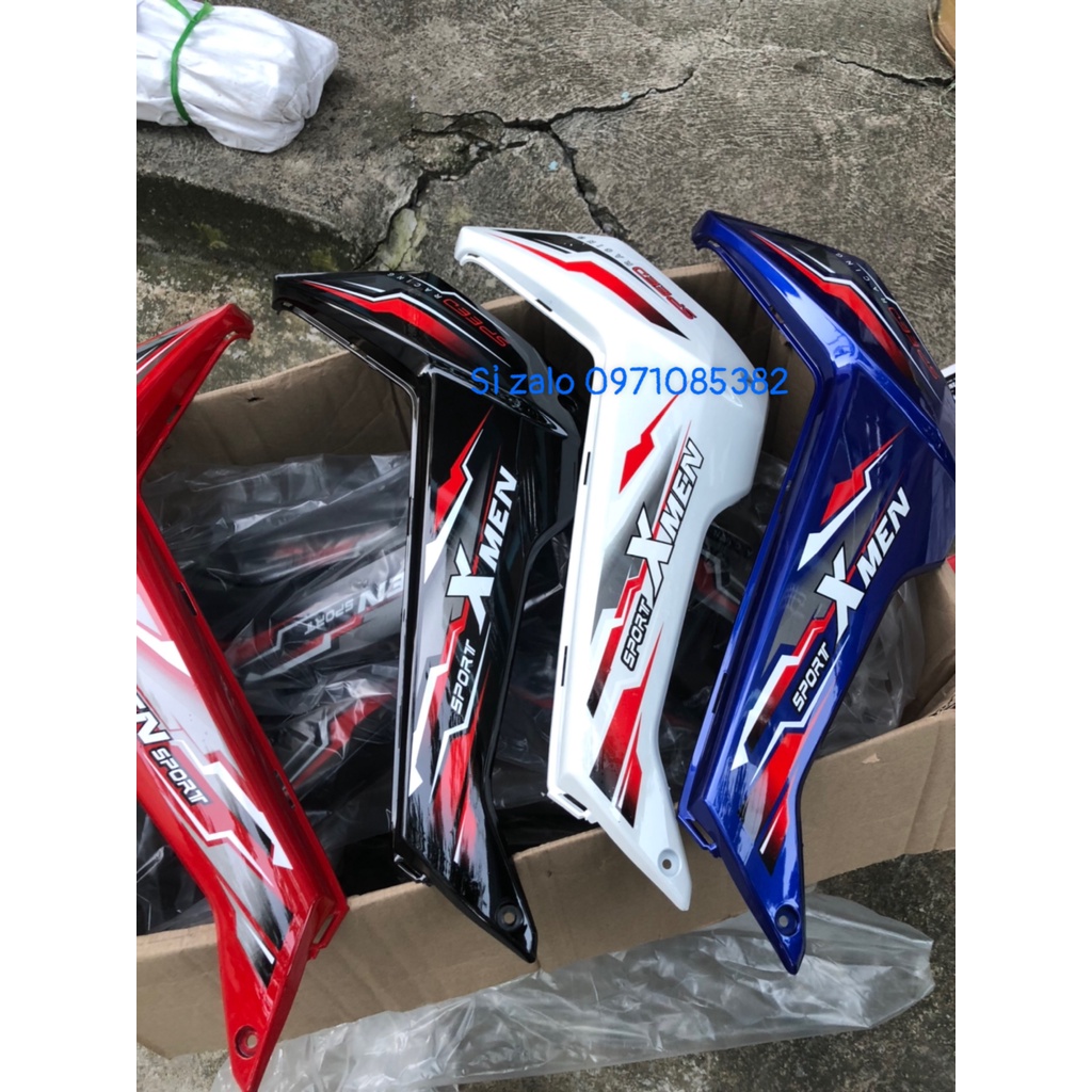 Ốp Sườn Bình xe điện Xmen 1 Bộ -2 bên có tem sẵn