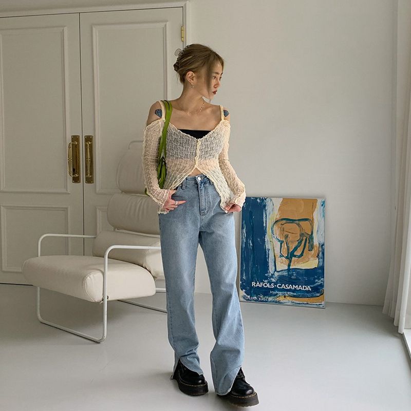 Áo DUNEA trễ vai đơn giản thời trang quyến rũ cho nữ