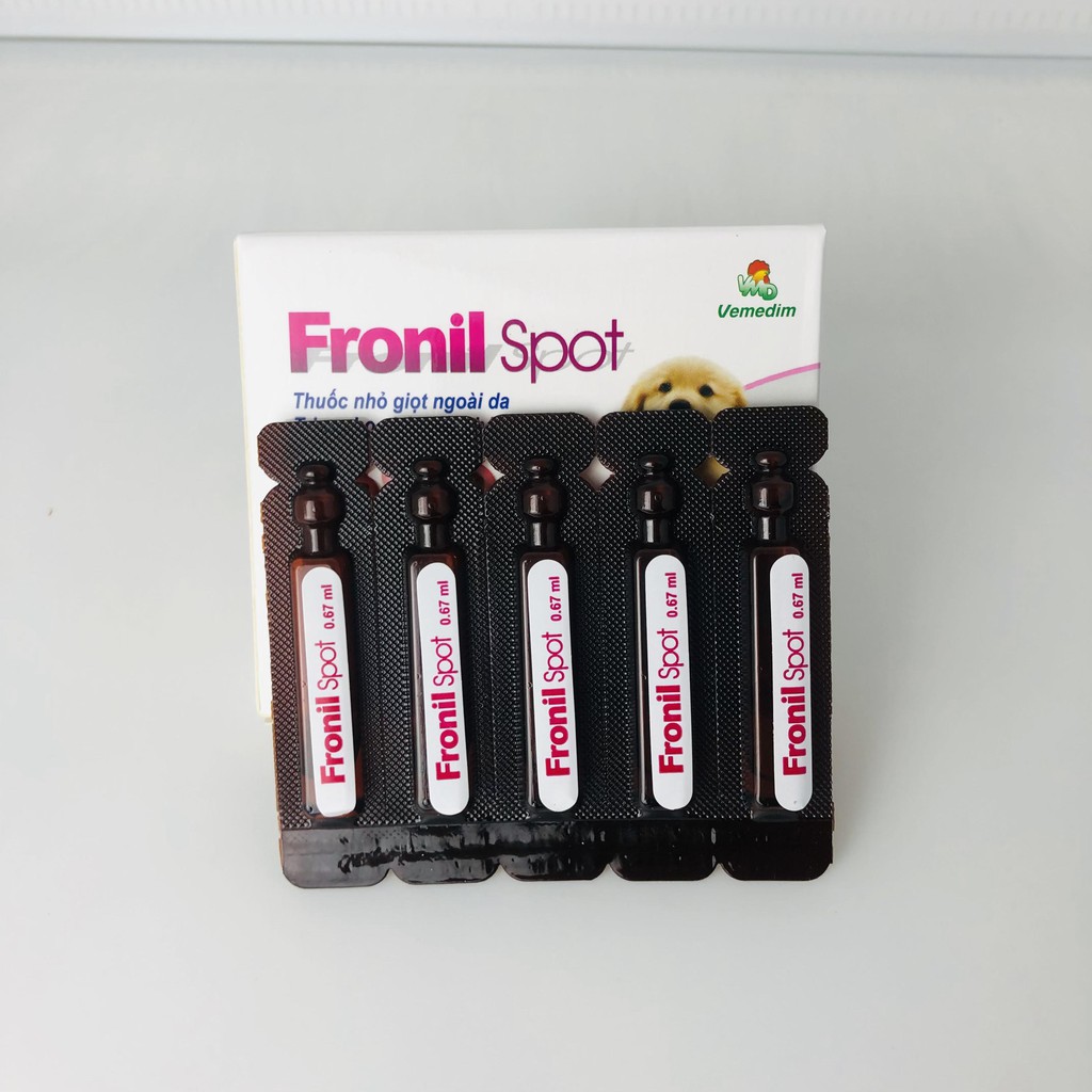 FRONIL Spot - Tuýp nhỏ gáy diệt sạch ve rận, bọ chét cho chó - Bán lẻ