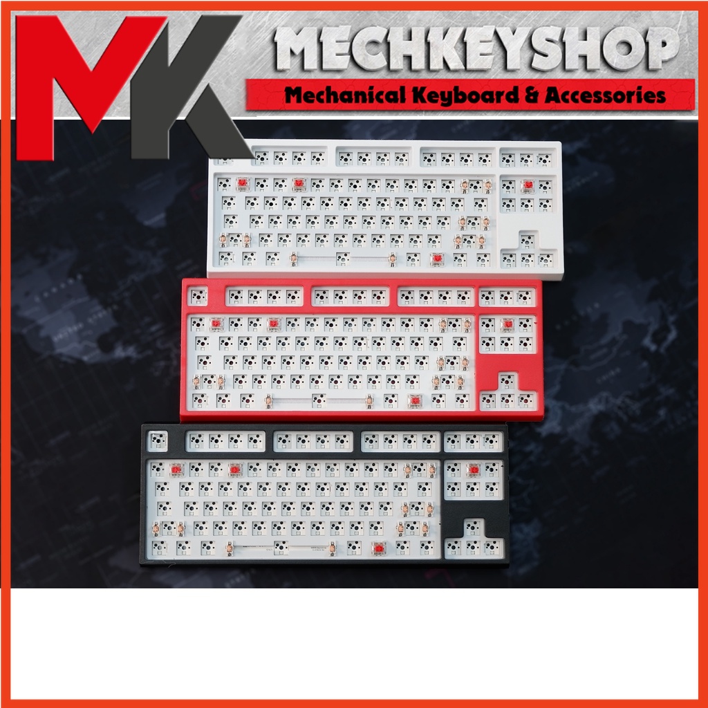 ▬✹Bộ kit bàn phím cơ Keycool KC87 3 chế độ kết nối, mạch hotswap xuôi, RGB GZ87 M3