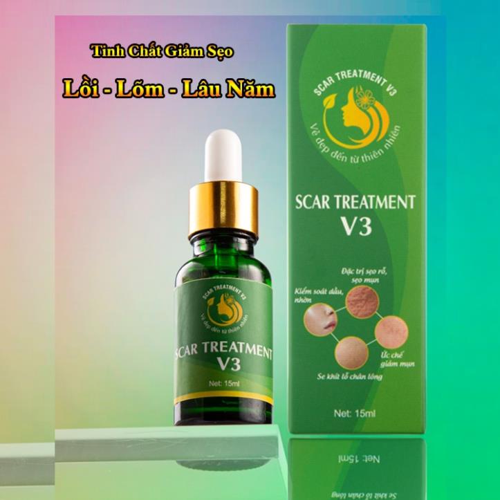 Tinh chất giảm sẹo lồi, rỗ,sẹo lõm lâu năm Scar Treatment V3