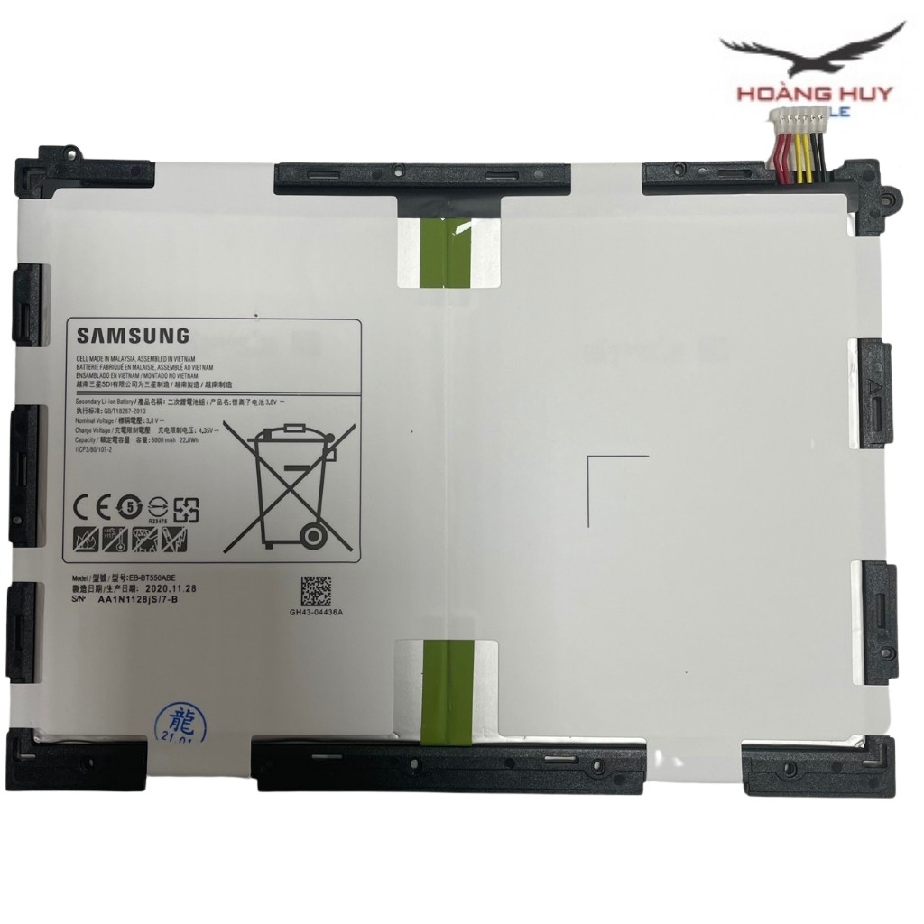 Pin Samsung Galaxy Tab A ,T550,T555,T555C,P550,P555C,P555 Tab A 9.7 BT550ABE Zin Nhập Khẩu Bảo Hành 6 Tháng