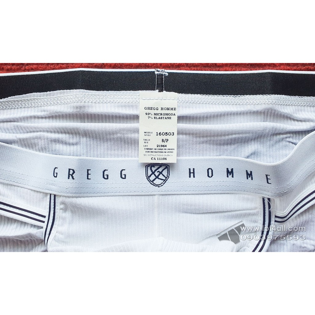 [CHÍNH HÃNG} Quần lót nam Gregg Homme 160503 Evoke Brief White