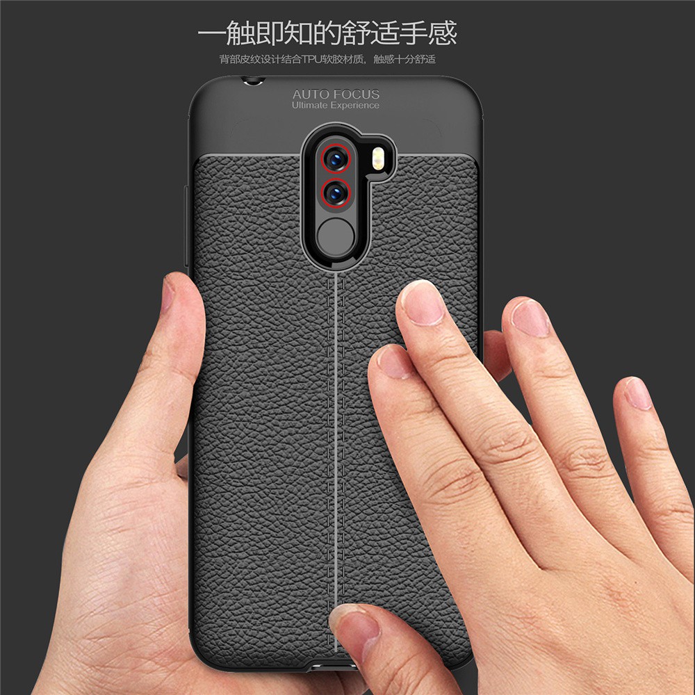 Ốp Lưng PocoPhone POCO F1 dẻo giả da chống sốc