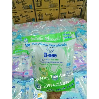 [ TÚI DNEE XANH LÁ ] NƯỚC GIẶT DNEE TÚI ĐẬM ĐẶC 600ML XÁCH TAY