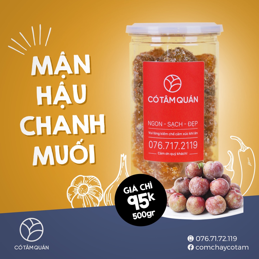 MẬN HẬU RIM CHANH MUỐI - CÓ TÂM QUÁN