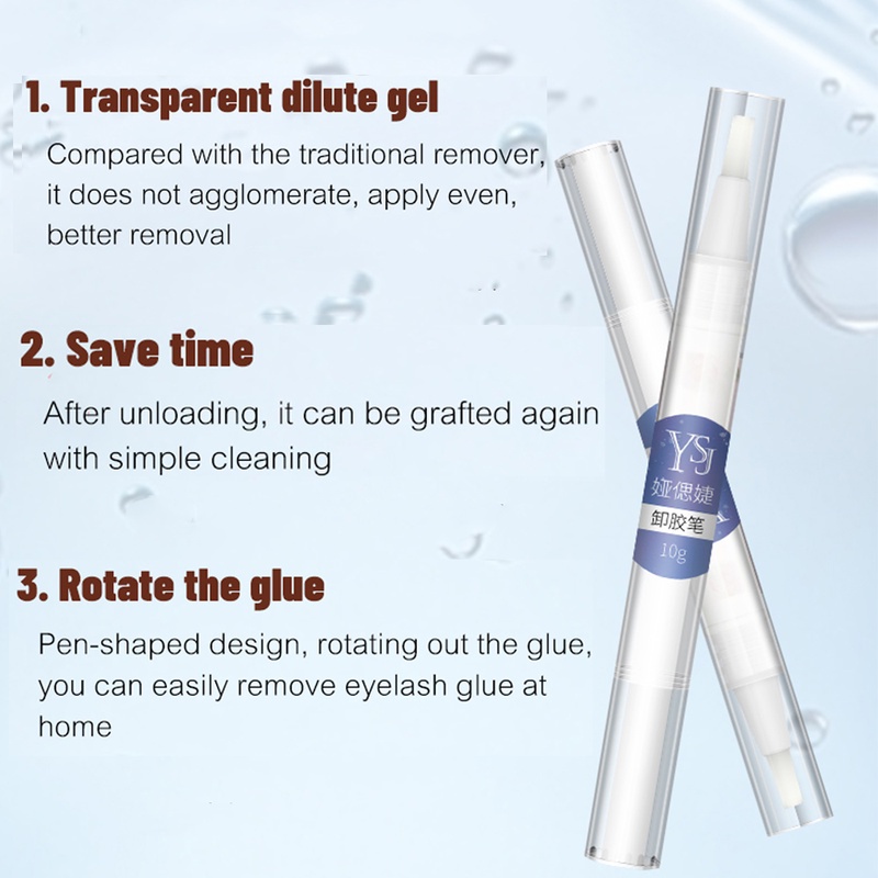 Bút Gel Tẩy Keo Dán Lông Mi Chuyên Nghiệp Không Gây Kích Ứng An Toàn