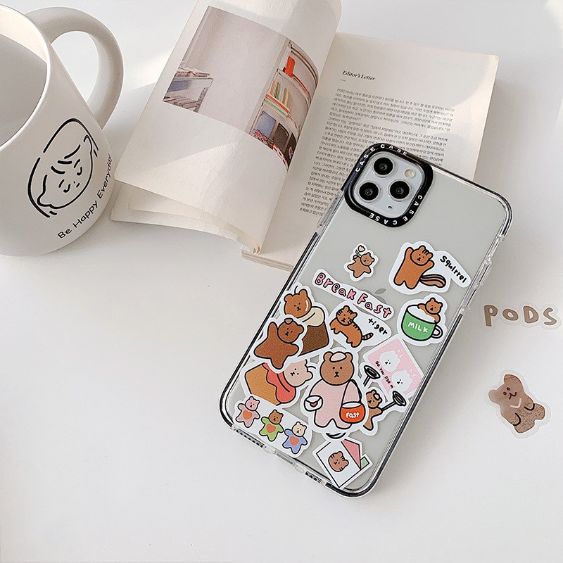 Ốp Điện Thoại Hình Gấu Đáng Yêu Cho Iphone 11 Pro Xsmax | BigBuy360 - bigbuy360.vn