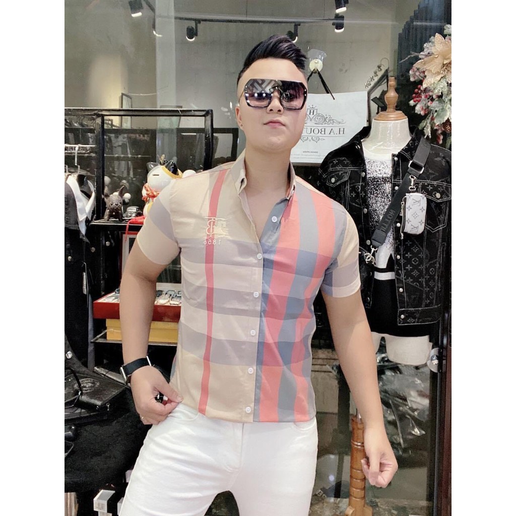 SƠ MI LỤA ÉP CARO NAM TAY DÀI MẪU MỚI - 2021 | BigBuy360 - bigbuy360.vn