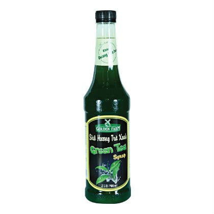 Siro trà xanh green tea syrup mamarose 700ml