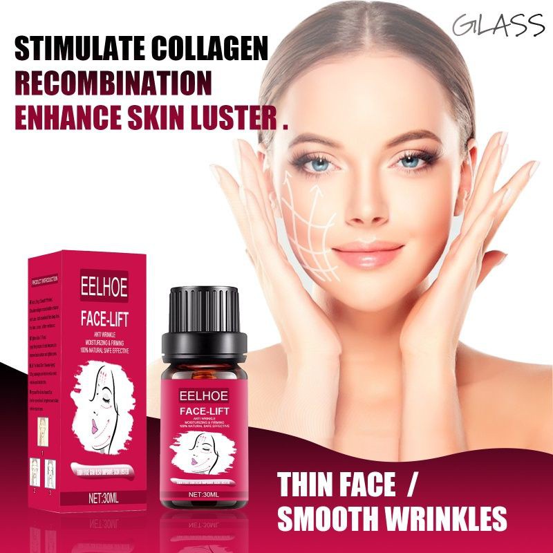 (Hàng Mới Về) Tinh Dầu Làm Thon Gọn Mặt Tạo Cằm Chữ V 30ml Kính