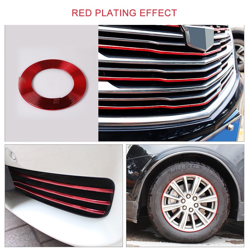 Cuộn Dây Cao Su 8M Viền Căm Xe Hơi Trang Trí