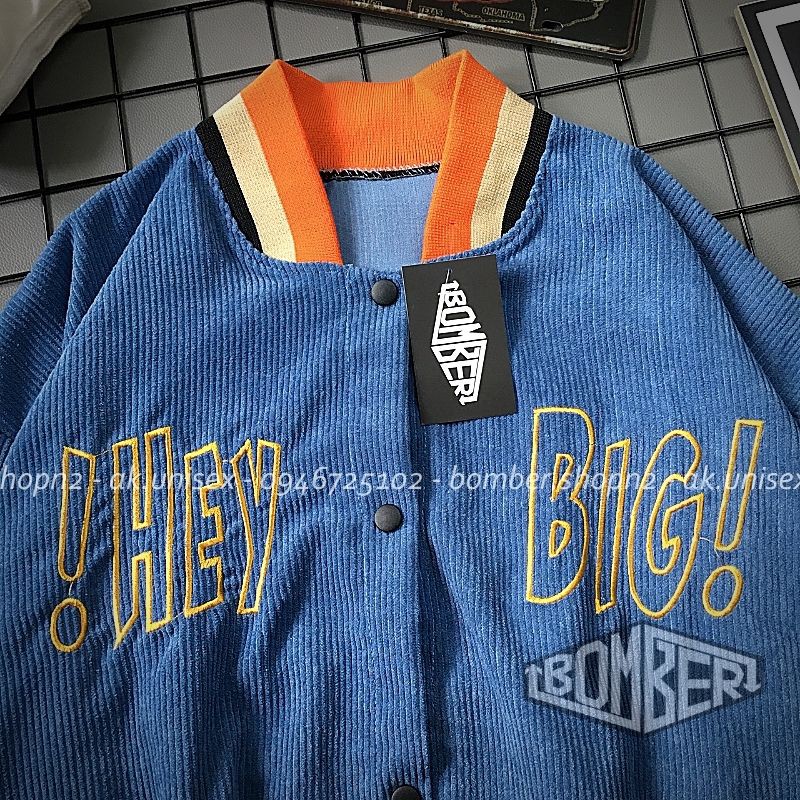 [Ảnh + Video thật] Áo khoác bomber Nhung HEY.B style Unisex dành cho cả nam và nữ (freesize - 3 màu) | BigBuy360 - bigbuy360.vn