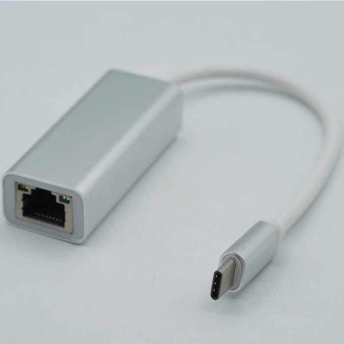 Dây Cáp Chuyển Đổi Usb TYPE C Sang LAN CARD 100MBPS Chất Liệu Hợp Kim