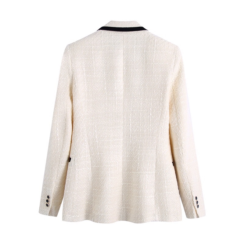 ÁO BLAZER DẠ DÁNG ZR MÀU TRẮNG | BigBuy360 - bigbuy360.vn