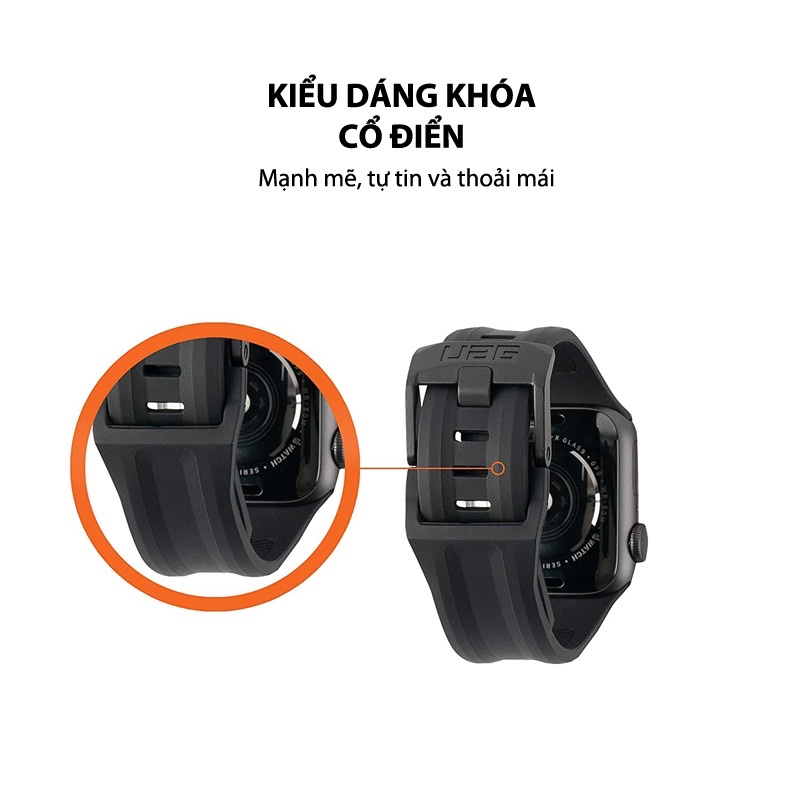 [HÀNG CHÍNH HÃNG] Dây UAG Scout Silicone cho Apple Watch series 7/6/5/4/3/2/1