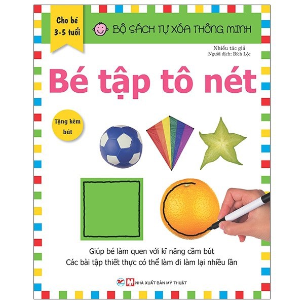 Sách - Tự Xóa Thông Minh - Bé Tập Tô Nét  - Nhà sách Tân Việt