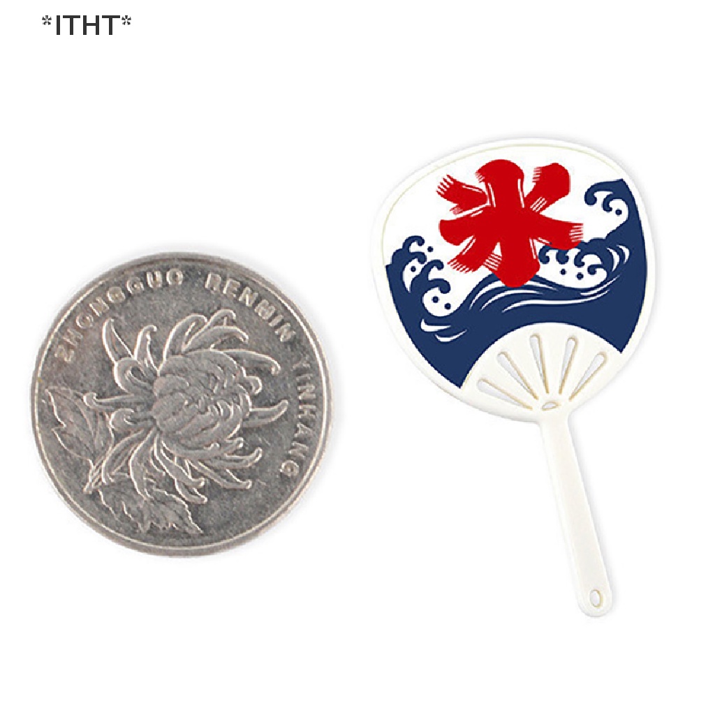 Mô hình quạt cầm tay mii tỉ lệ :1:12 trang trí nhà búp bê