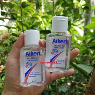 (XẢ KHO) Nước rửa tay khô Aiken 60ml