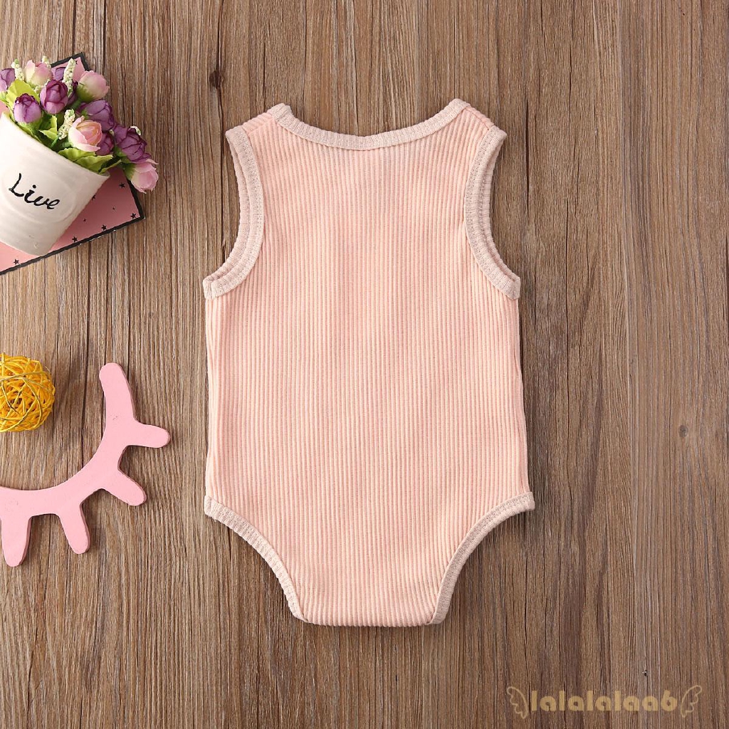 Jumpsuit Cotton Sát Nách Kẻ Sọc Cho Bé