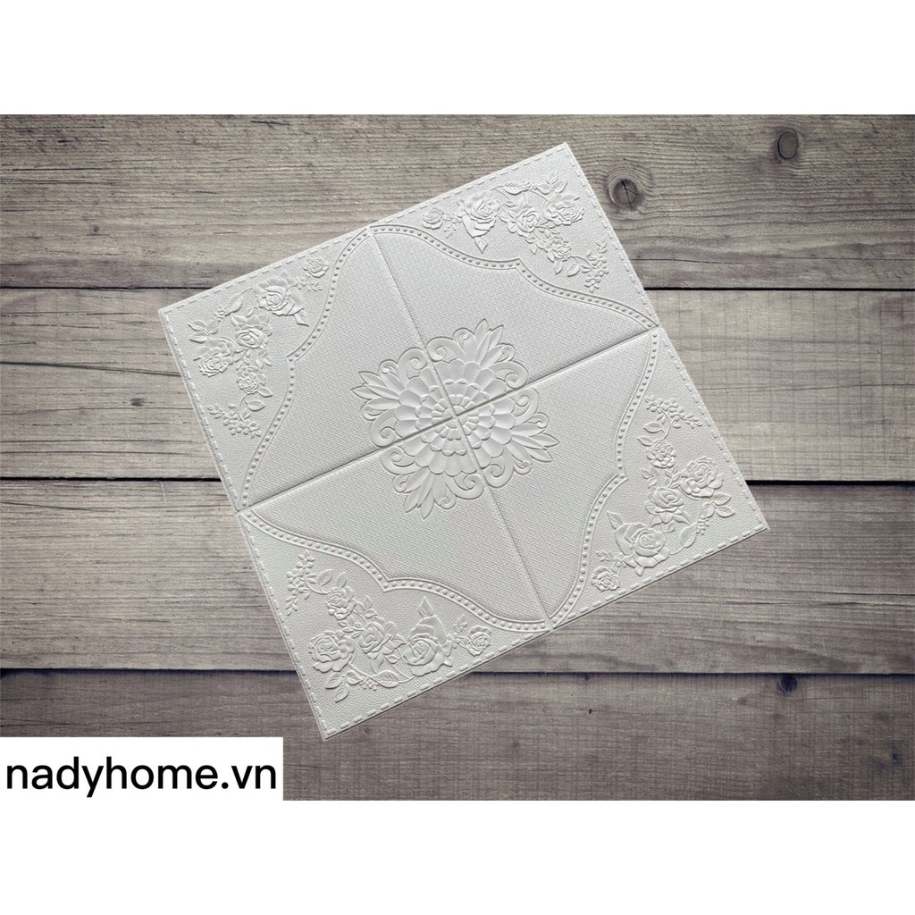 Xốp Dán Tường 3D Kích Thước 70x70 Cm, Hàng Loại 1 Cao Cấp