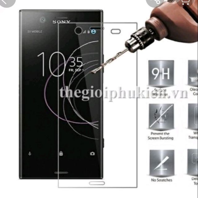 Bộ 2 kính cường lực sony XZ1 cao cấp chống vỡ