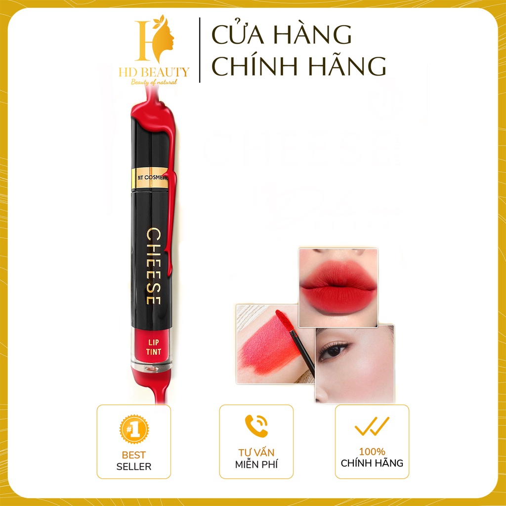 Son kem lì Cheese Lip Tint lâu trôi, mềm mịn như nhung