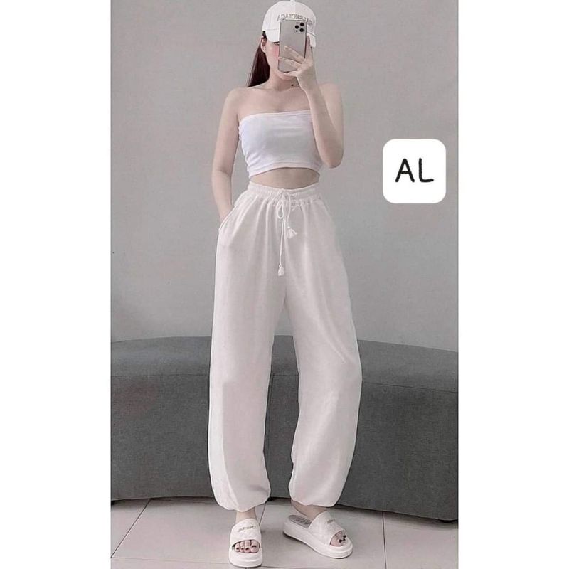 Set áo quây mix quần bom xinh diện phố