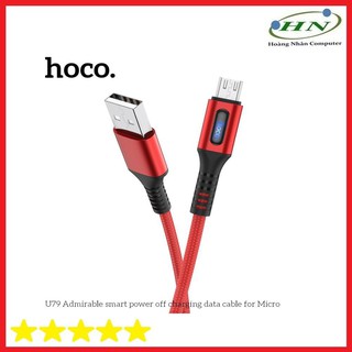 Cáp Sạc Nhanh Hoco U79 LIGHTNING Tự Ngắt Khi Đầy pin