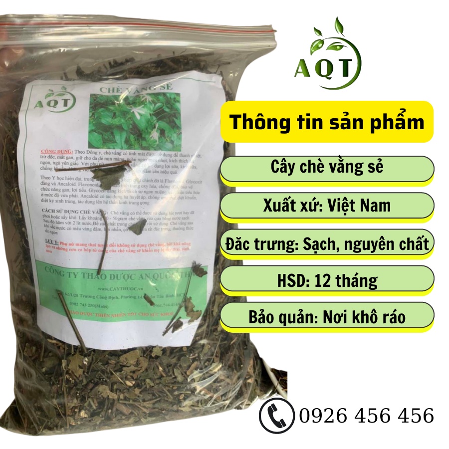 1Kg Chè Vằng Sẻ Lợi Sữa, Trà Vằng Mát Sữa, Lá Chè vằng Khô Giảm Cân Cho Mẹ Sau Sinh