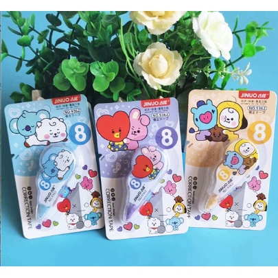 bút xoá băng bangtan army BX11 vịt thỏ gấu trúc bút cute dễ thương