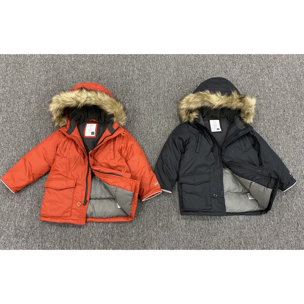 Áo Khoác Phao Parka đại hàn Bé trai và gái cao cấp G-AP mềm ấm đẹp chỉ dư size 4 và 5 cho bé từ 15kg đến 22kg XanhHouse
