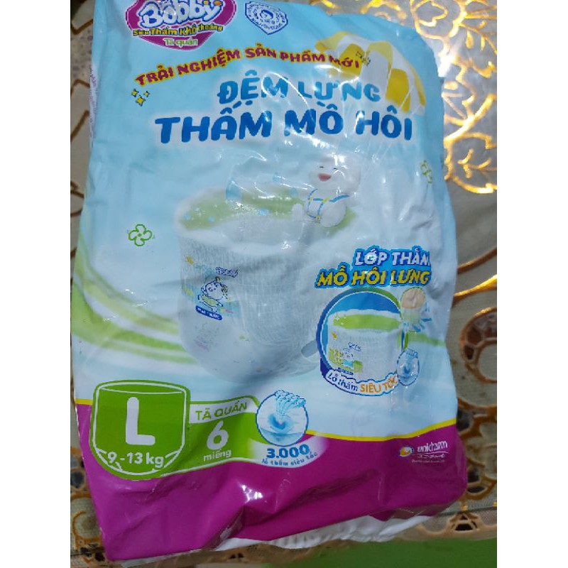 Combo 60 miếng tã quần Bobby size L