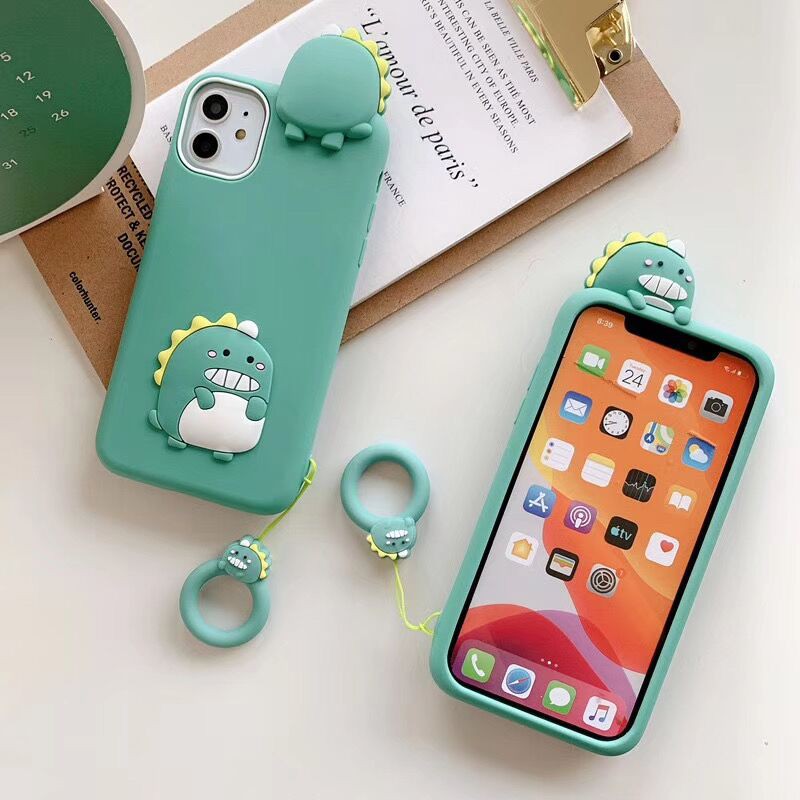 Ốp iPhone Tông Xuyệt Tông Với Ốp Airpods Nhiều Hình Siêu Cute Bằng Silicon Dẻo - Chin Chin Shop