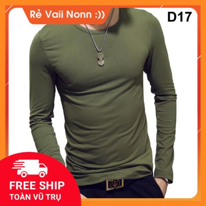 ❤️FREESHIP❤️ Áo thu đông nam dài tay cổ tròn dáng body thời trang | BigBuy360 - bigbuy360.vn