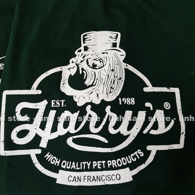Áo thun tay lỡ nam nữ SAM CLO form rộng dáng Unisex in chữ HARRY'S-CAN FRANCISCO 1988
