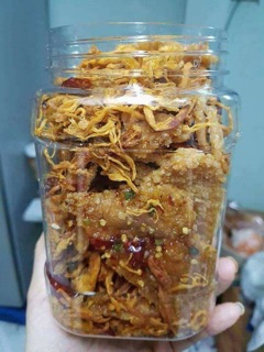 Cơm cháy lắc khô gà